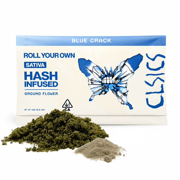 CLSICS | Blue Crack | Hash-Infused Pre-Ground | 14g