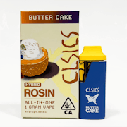 CLSICS - 1g Live Rosin AIO - Butter Cake