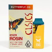 CLSICS - 1g Live Rosin AIO - Butterfly OG