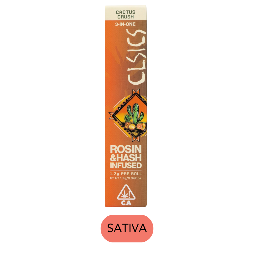 Cactus Crush - Rosin & Hash Infused Preroll - 1.2g