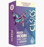 CLSICS Live Rosin Cart 1g Stardust Sorbet