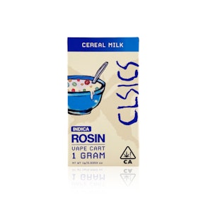 CLSICS - Vape Pen - Cereal Milk - Live Rosin - 1G