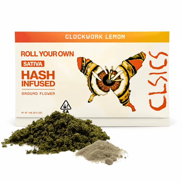 CLSICS - CLSICS | Clockwork Lemon | Hash-Infused Pre-Ground | 14g Main Image