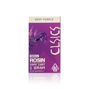 CLSICS Live Rosin 1g Cart Deep Purple