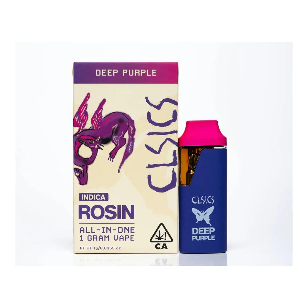 CLSICS - CLSICS | Deep Purple | Live Rosin All-In-One Vape | 1g Main Image