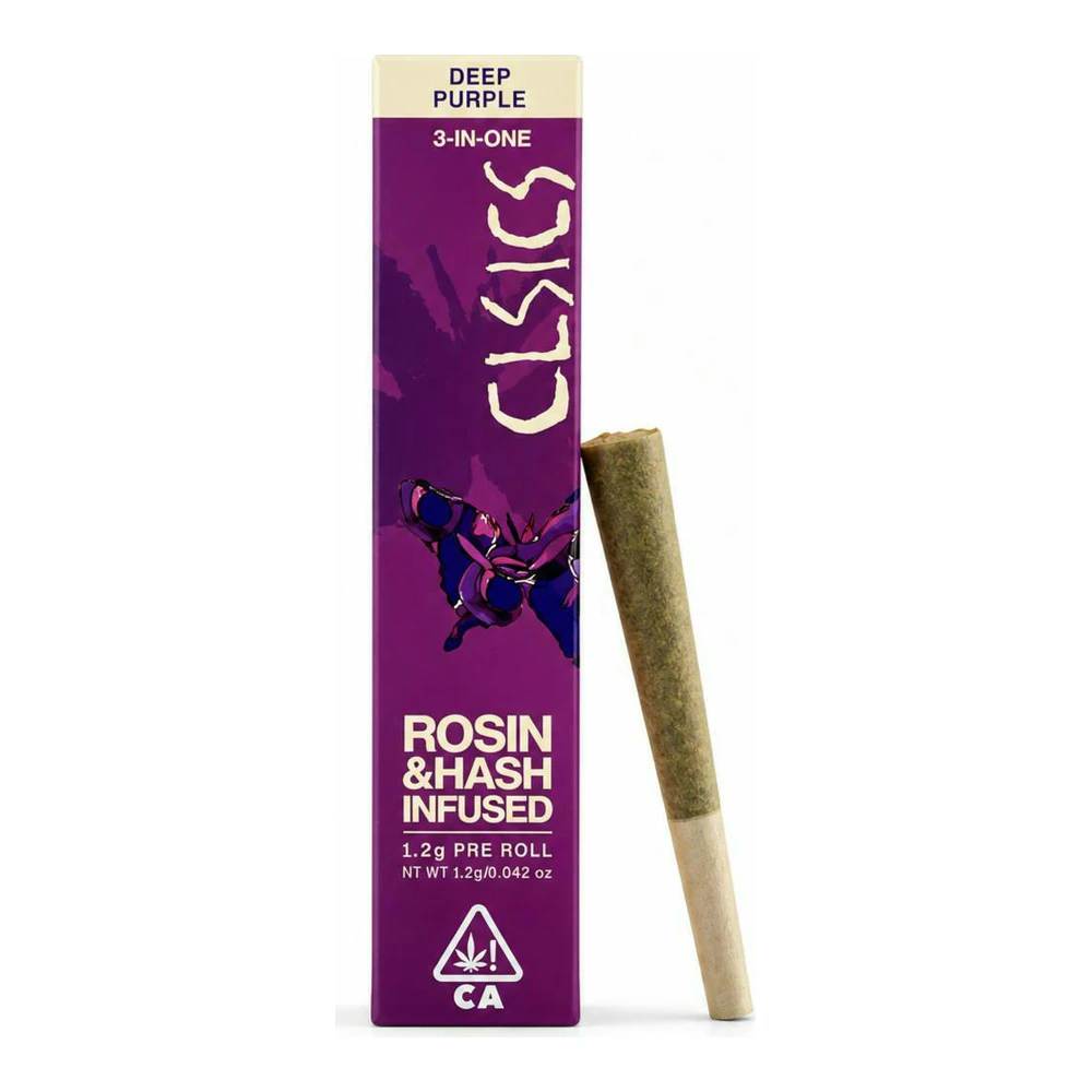CLSICS - CLSICS | Deep Purple | Trifecta Hash & Rosin Infused Pre-Roll | 1.2g Main Image