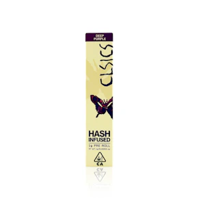 CLSICS - Infused Preroll - Deep Purple - Hash - 1G