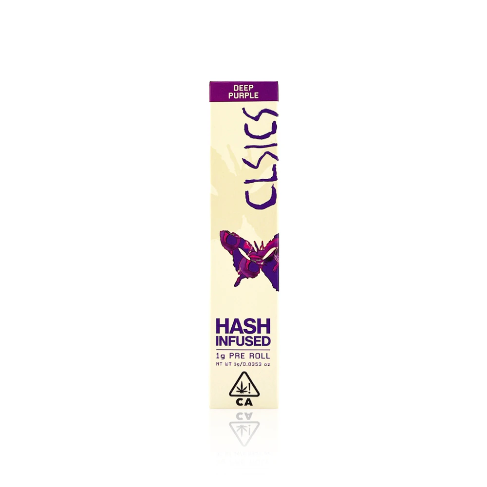 CLSICS - CLSICS - Infused Preroll - Deep Purple - Hash - 1G Main Image