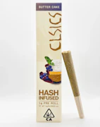 CLSICS Hash Infused Preroll 1g Butter Cake