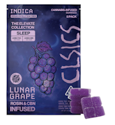 CLSICS | Lunar Grape | Live Rosin 1:1 THC:CBN Sleep Gummies 5pk | 100mg