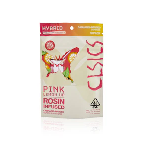 CLSICS - Edible - Pink Lemon Up - Live Rosin Gummies - 100MG