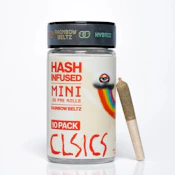 CLSICS - Preroll - Rainbow Beltz Hash Infused 10pk - 3g