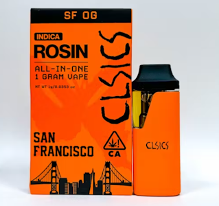 CLSICS - CLSICS | SF OG | Live Rosin All-In-One Vape | 1g