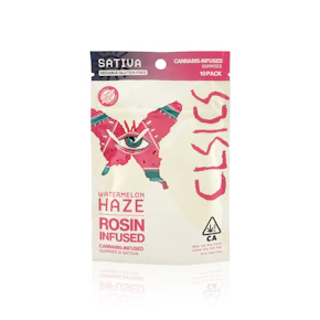 CLSICS - Edible - Watermelon Haze - Live Rosin Gummies - 100MG