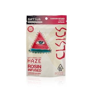 CLSICS - CLSICS - Edible - Watermelon Haze - Live Rosin Gummies - 100MG