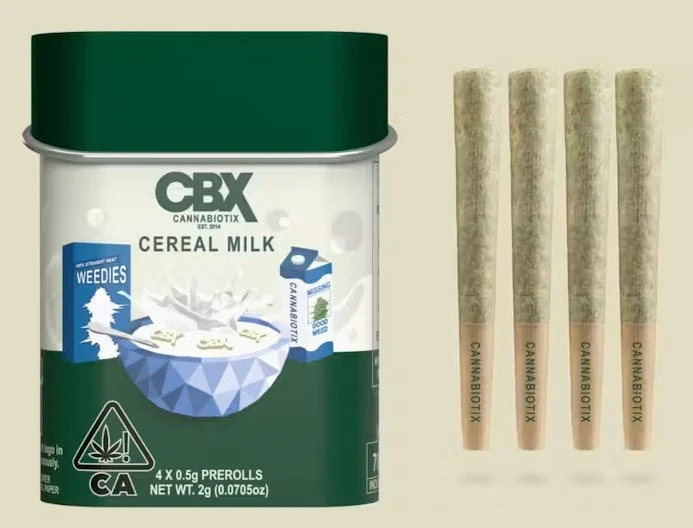 CBX - Cereal Milk | Mini Joints | 0.5g each | 4pk Main Image