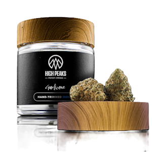 HIGH PEAKS (NY) - Garlicane: Hand-Trimmed Flower | Indica | 3.5g