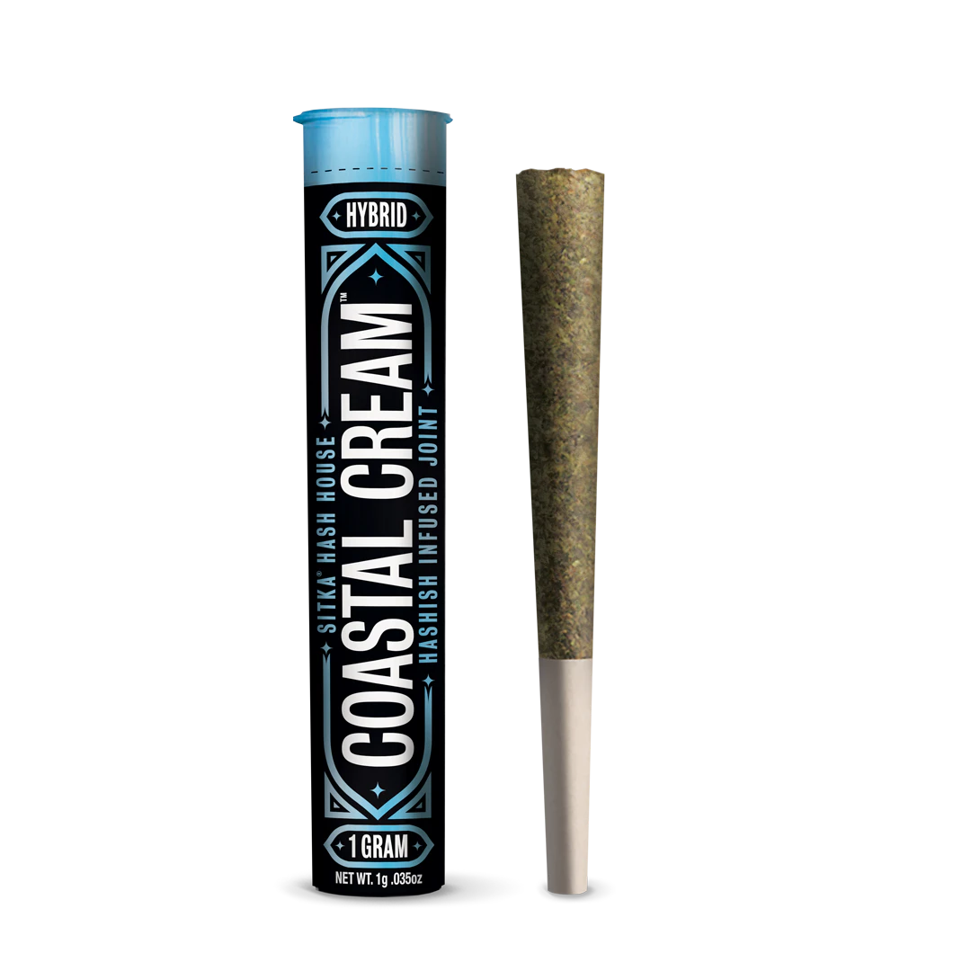 Sitka Hash House - Sitka Hash House - 1g Hash Infused Pre-Roll - Coastal Cream Hashish  Main Image