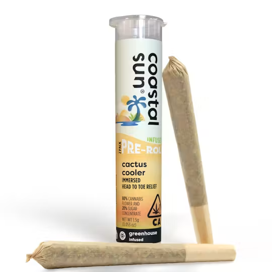 Coastal Sun | Cactus Cooler | Infused Pre-Roll | 2pk