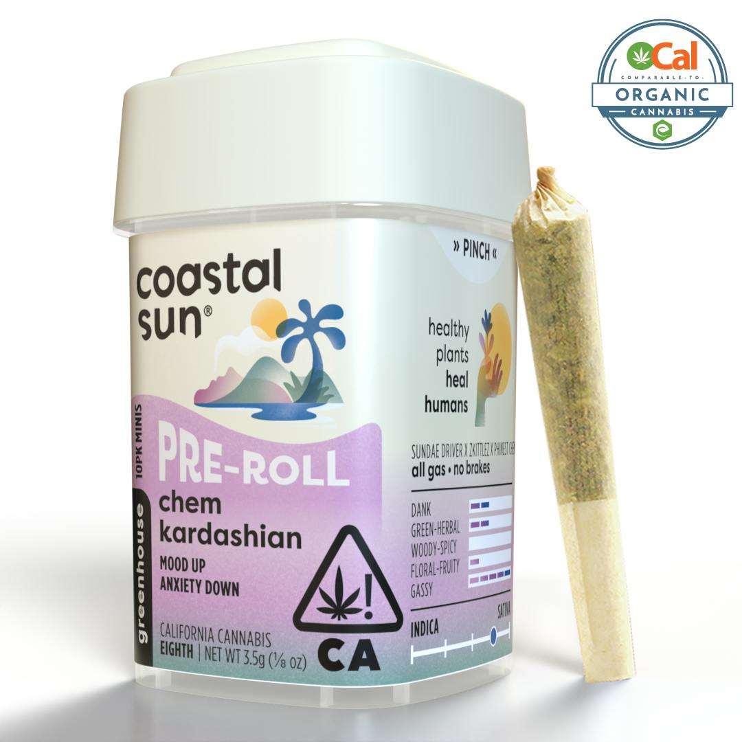 Coastal Sun | Ocal | Chem Kardashian | Pre-Rolls | 10pk