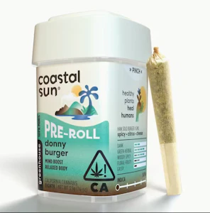 Coastal Sun - Coastal Sun - Pre Roll Pack - Indica - Donny Burger - (3.5g) 10 pack