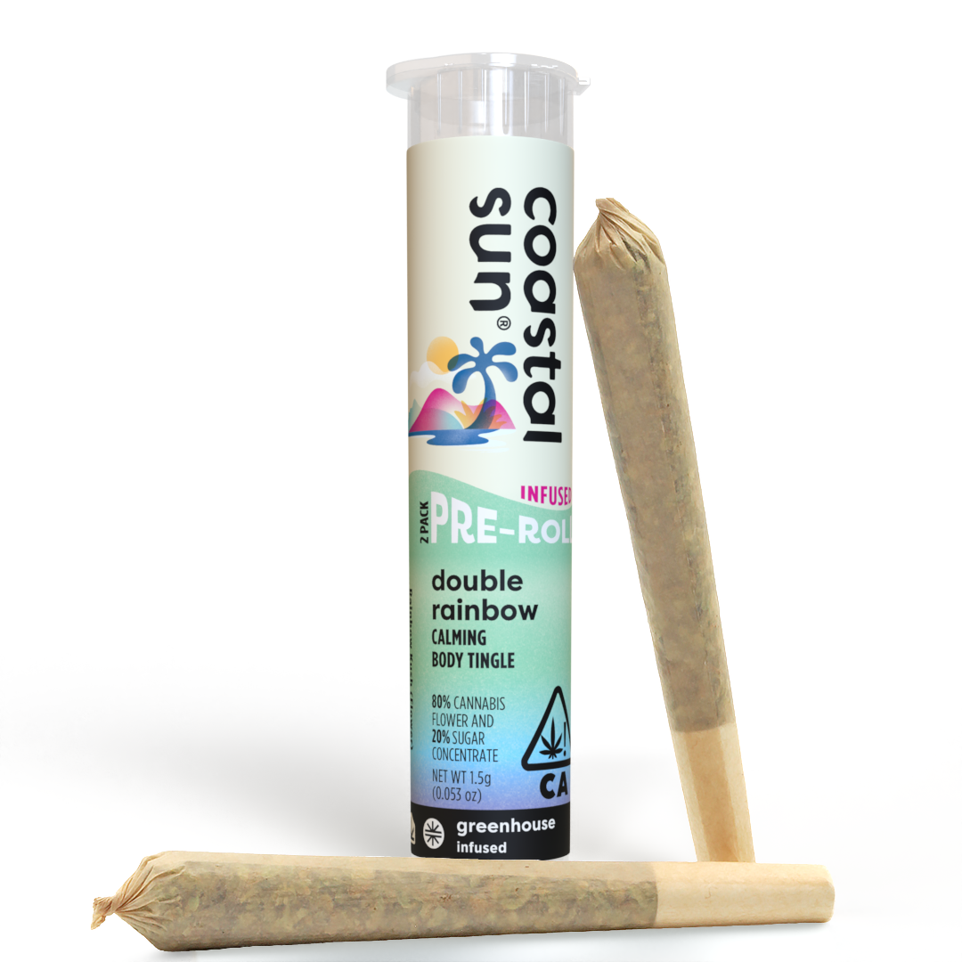 Coastal Sun | Double Rainbow | Infused Pre-Roll | 2pk