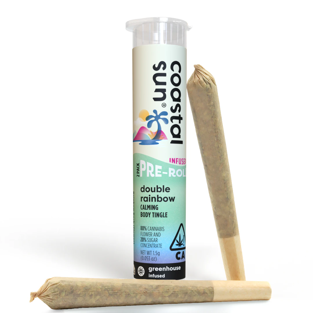 Coastal Sun - Coastal Sun | Double Rainbow | Infused Pre-Roll | 2pk Main Image