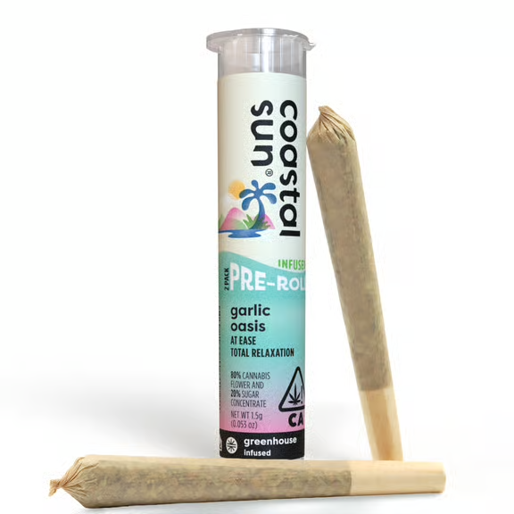 Coastal Sun | Garlic Oasis | Infused Pre-Roll | 2pk