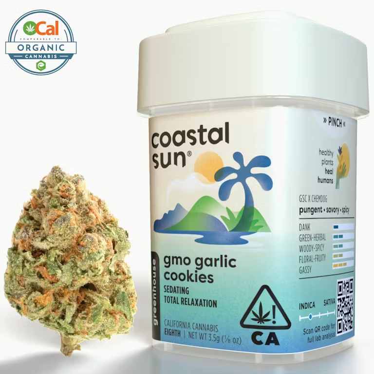 Coastal Sun | OCal | GMO Garlic Cookies | 3.5g