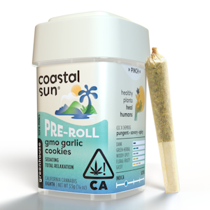 COASTAL SUN - 10pk - Garlic Cookies (GMO) - 3.5g (I) - Coastal Sun