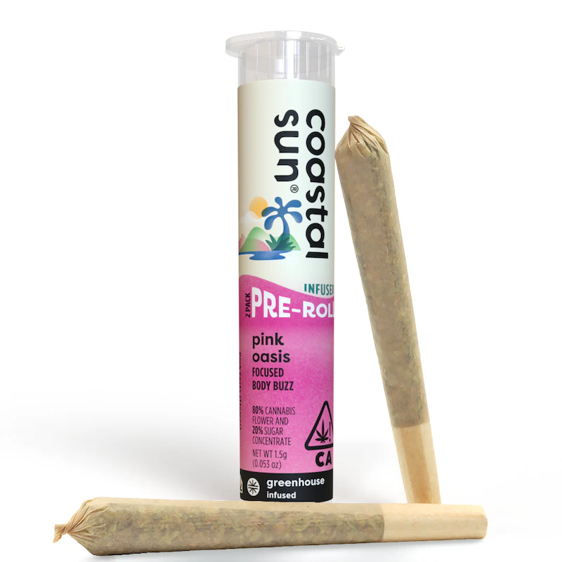 Coastal Sun - Infused - 2pk - Pink Oasis - 1.5g (H) - Coastal Sun Main Image