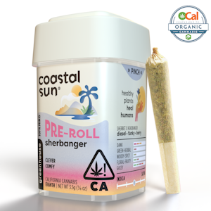 COASTAL SUN - 10pk - Sherbanger - 3.5g (H) - Coastal Sun
