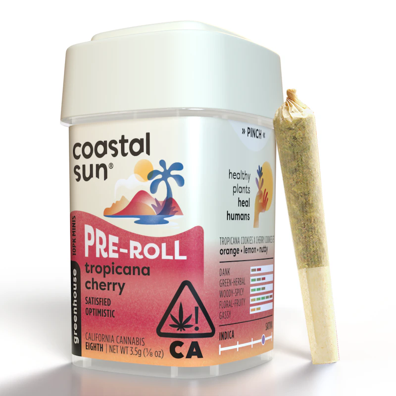 Coastal Sun - 10pk - Tropicana Cherry - 3.5g (S) - Coastal Sun Main Image