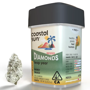 COASTAL SUN - Coastal Sun | Leap Year | Diamond Infused Flower | 7g