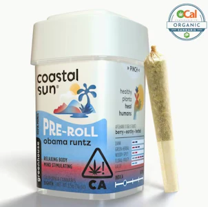 Coastal Sun - Coastal Sun - Pre Roll Pack - Indica - Obama Runtz - (3.5g) 10 pack