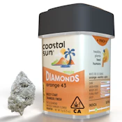Coastal Sun | Orange 43 | Diamond Infused Flower | 7g