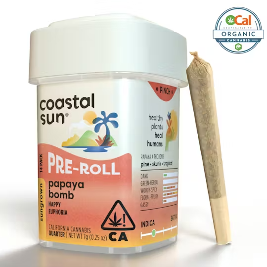 Coastal Sun | Ocal | Papaya Bomb | Pre-Rolls | 14pk
