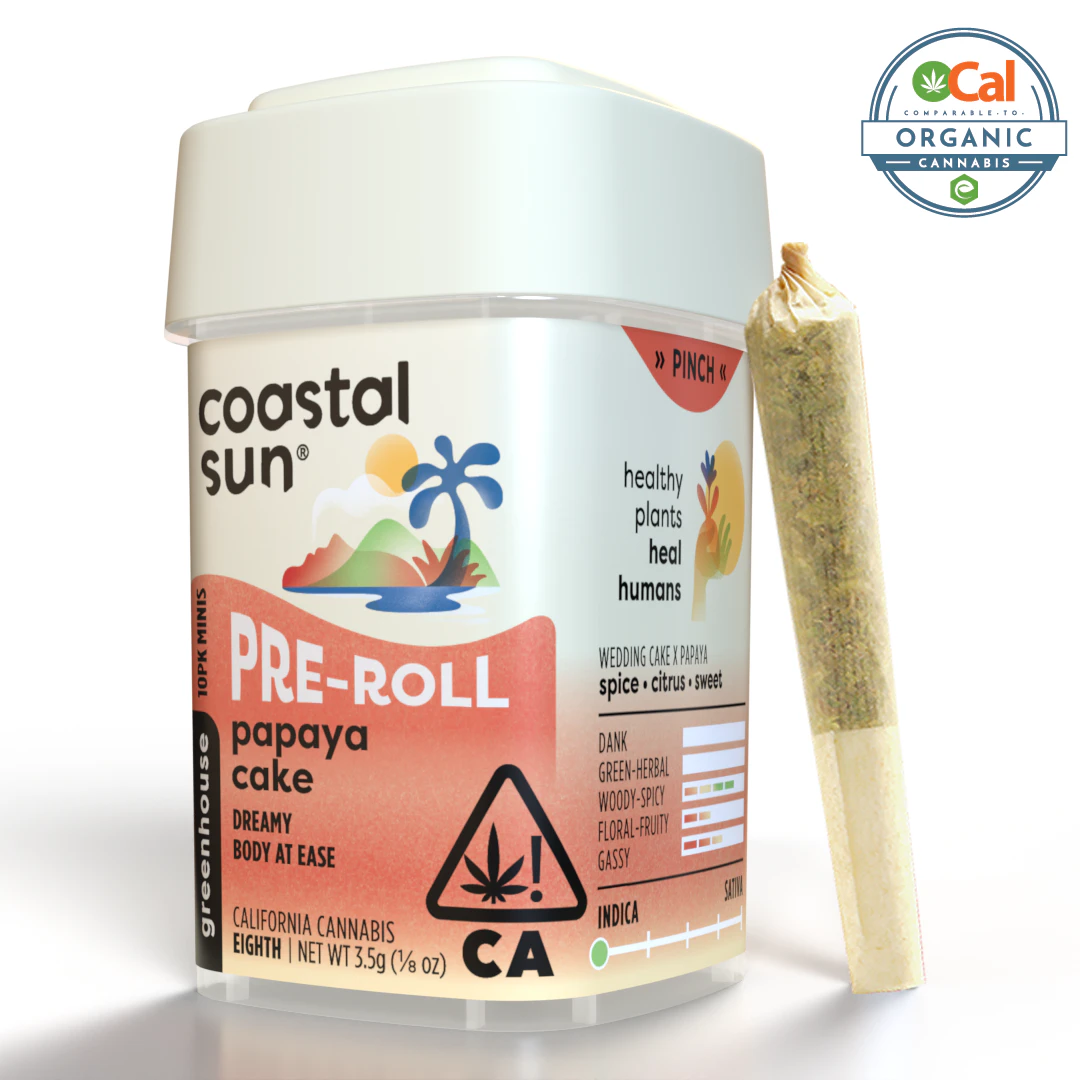 Coastal Sun - Coastal Sun | Ocal | Papaya Cake | Pre-Rolls | 10pk Main Image