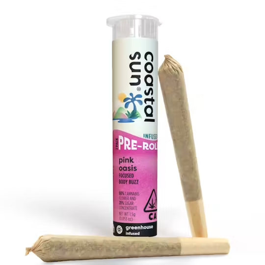Coastal Sun | Pink Oasis | Infused Pre-Roll | 2pk