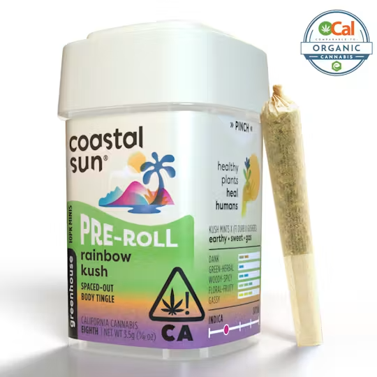 Coastal Sun | Ocal | Rainbow Kush | Pre-Rolls | 10pk