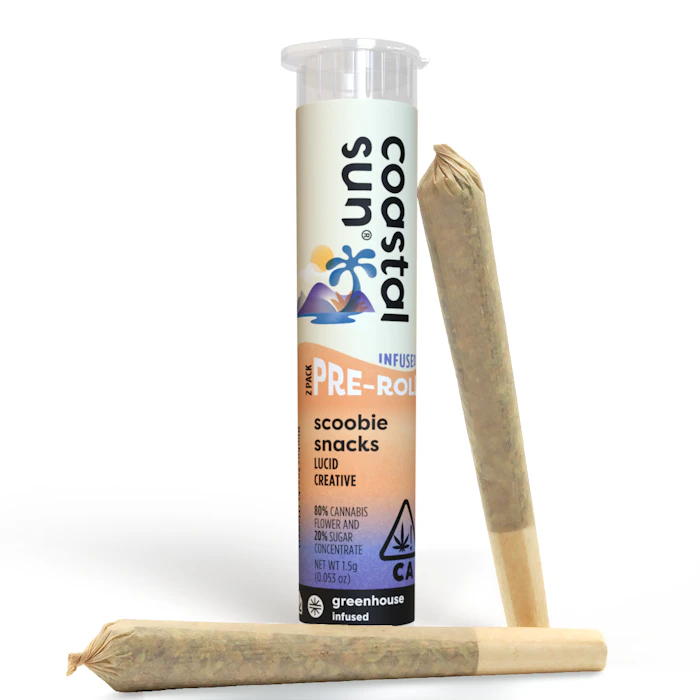 Coastal Sun - Coastal Sun | Scoobie Snacks | Infused Pre-Roll | 2pk Main Image