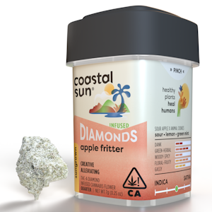 COASTAL SUN - Coastal Sun | Apple Fritter | Diamond Infused Flower | 7g