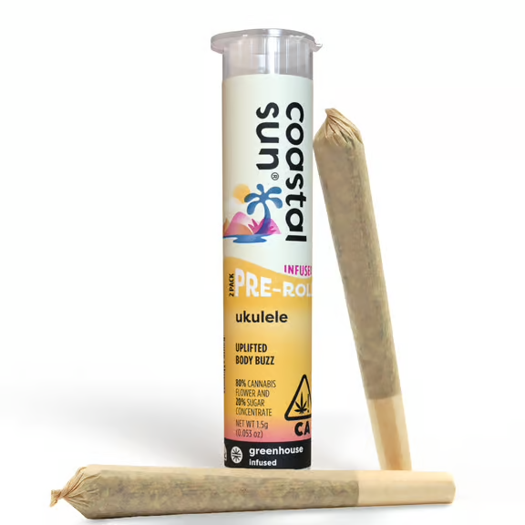 Coastal Sun | Ukulele | Infused Pre-Roll | 2pk