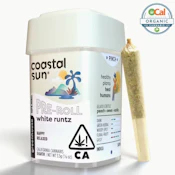 Coastal Sun - Pre Roll Pack - Hybrid - White Runtz - (3.5g) 10 pack