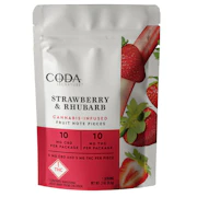 Coda - Gummies - Strawberry & Rhubarb - 1000mg