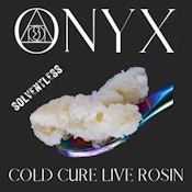 Concentrate | Onyx | Modified Gary | 1g Live Rosin Cold Cure