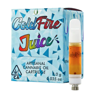 COLDFIRE EXTRACTS - Pink Ranger x Petrol | 1g Juice Cart | ColdFire x Dubz Garden