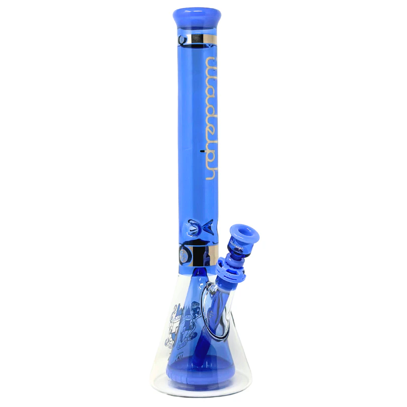 Illadelph Glass - Illadelph - Full Color Beaker - Collins Sea Blue Main Image