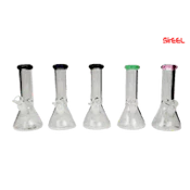 8" Color Lip Beaker Bong