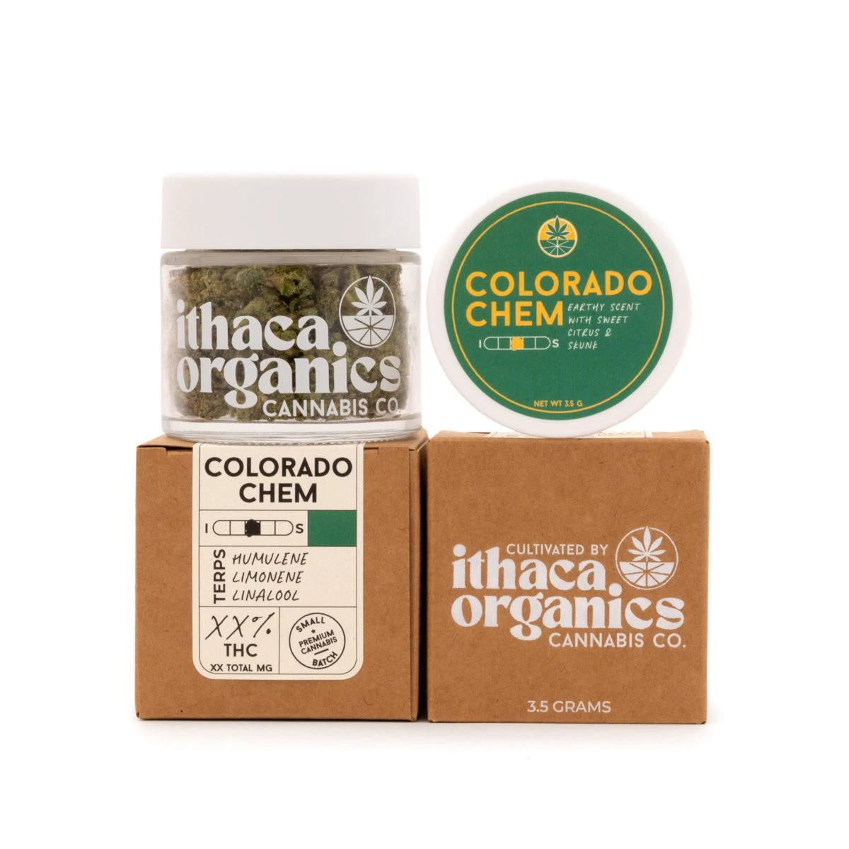 Ithaca Organics - Ithaca Organic | Organic Flower | Colorado Chem | 3.5g Main Image